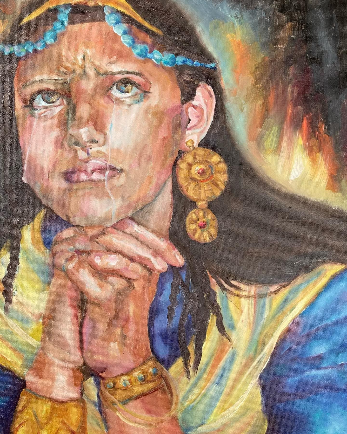 Esther — original painting by Ella Wright