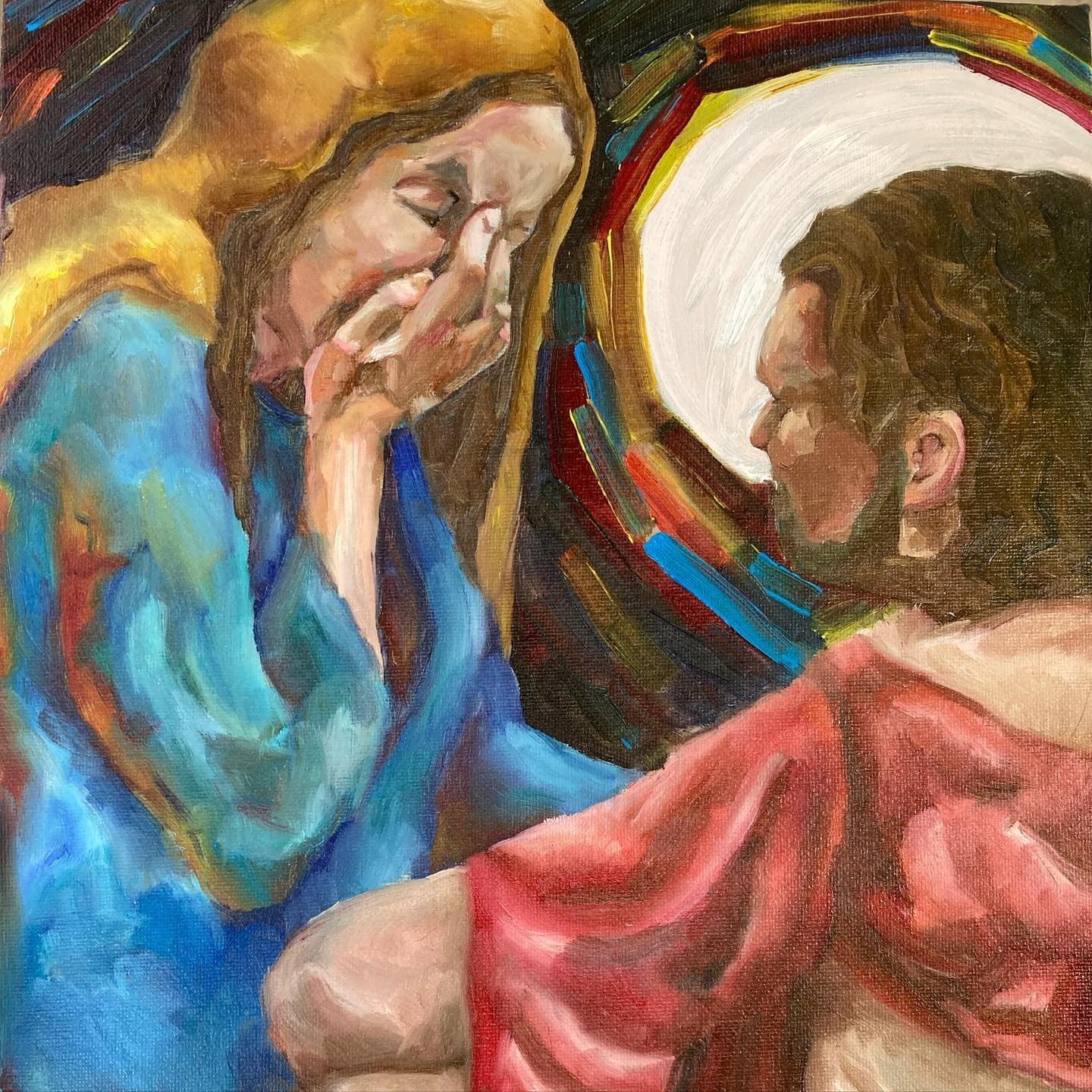 Go in Peace — original painting by Ella Wright