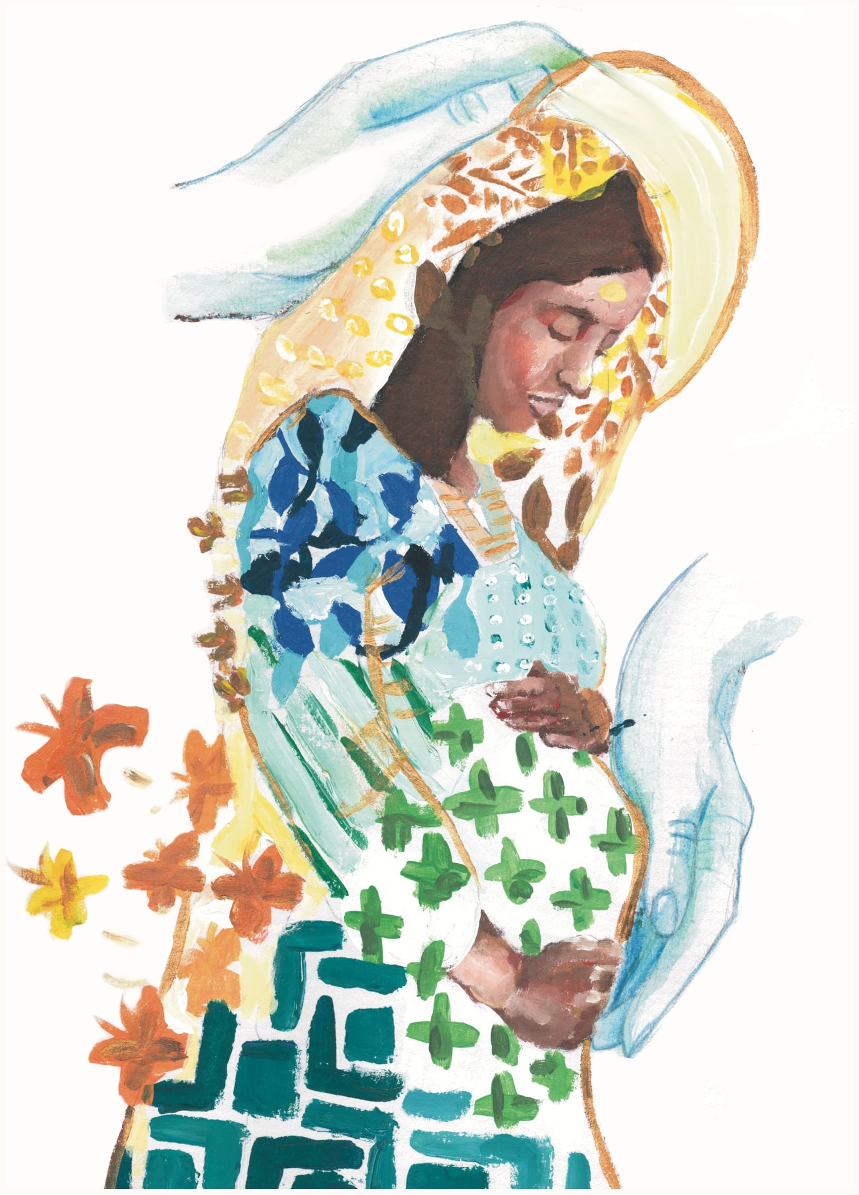 Heavenly Hands — oil painting by Ella Wright