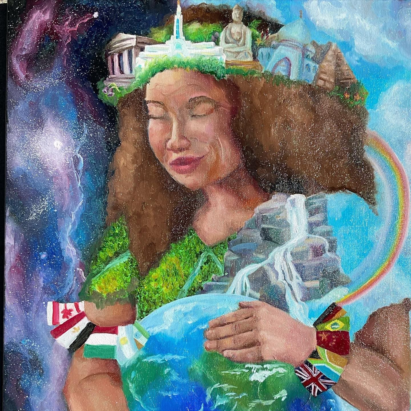 Heavenly Mother — original painting by Ella Wright